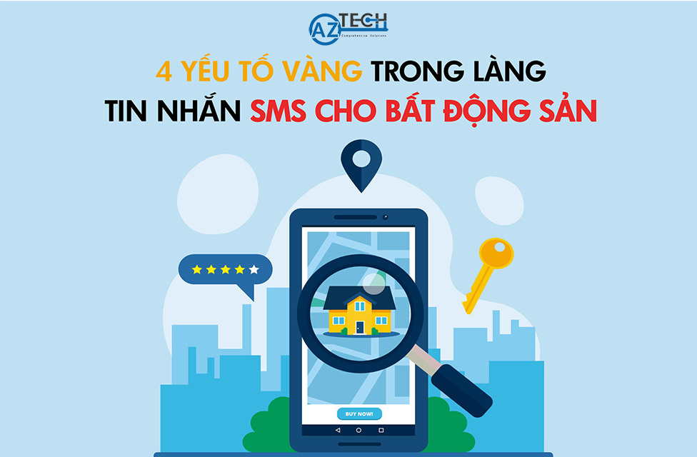Bật mí 4 yếu tố vàng trong làng tin nhắn sms cho bất động sản